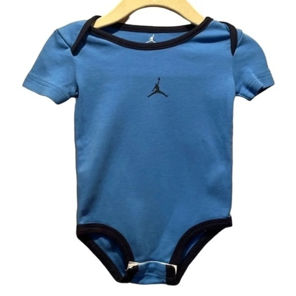 Jordan Jumpman Baby Onesie Bodysuit Blue Size 3-6 months Michael Jordan